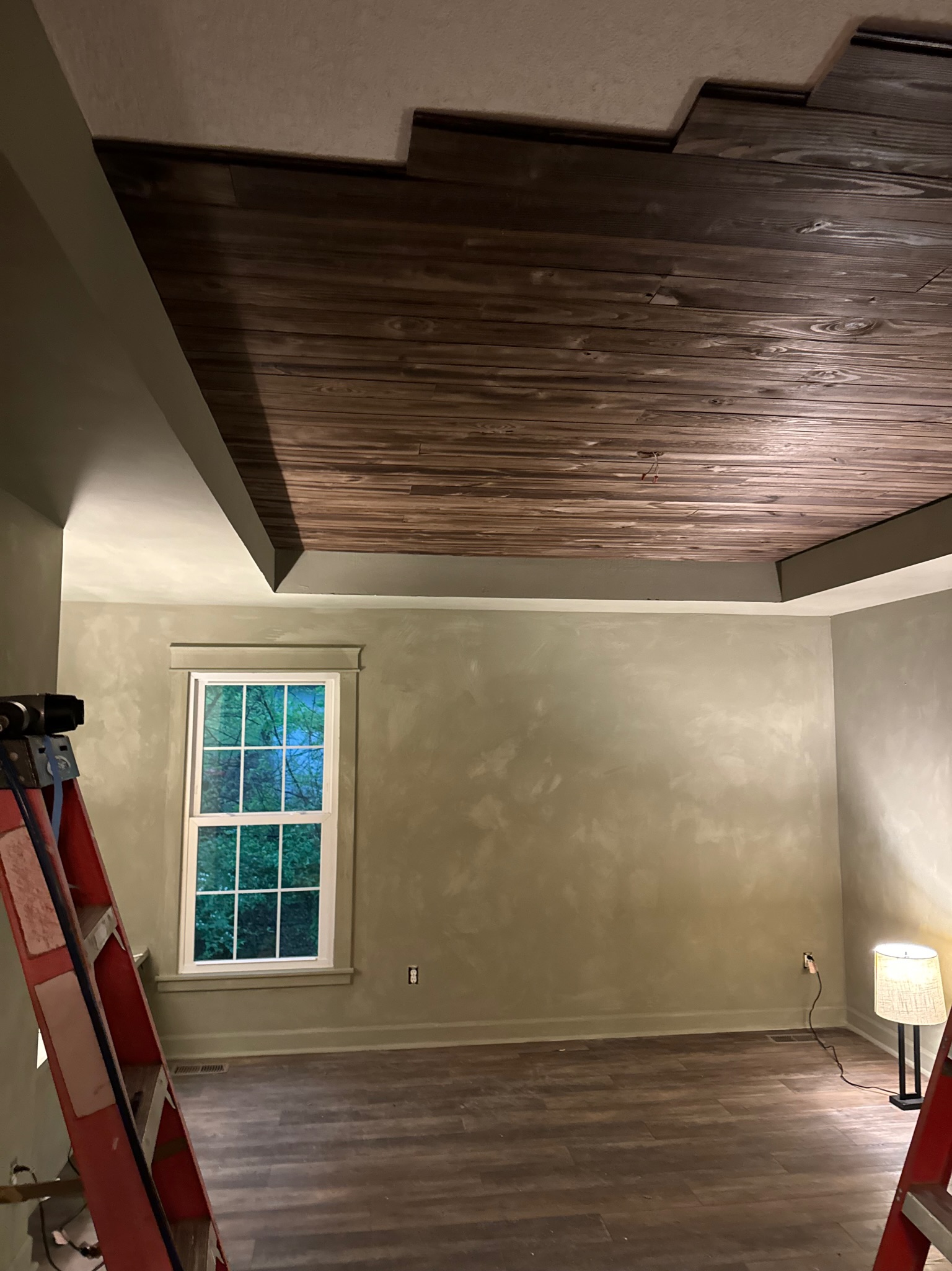 Bedroom painting and ceiling work